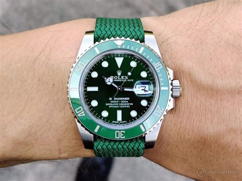 leather strap for rolex hulk|rolex submariner 21mm strap.